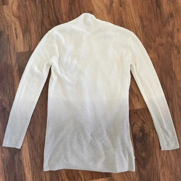 barefoot dreams fuzzy soft drape cardigan sweater ombre size Small - Picture 4 of 9